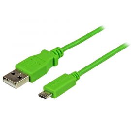 Micro USB StarTech.com1 m, USB A, Micro-USB B, Macho/Macho, Verde