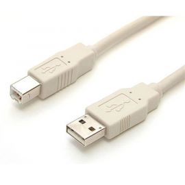 Cable USB 2.0 Beige de 1.8 Mts a Macho a B Macho para Impresora, Startech Mod. USBfab_6