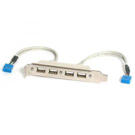 Bracket Usb A Hembra 4 Puertos Adaptador