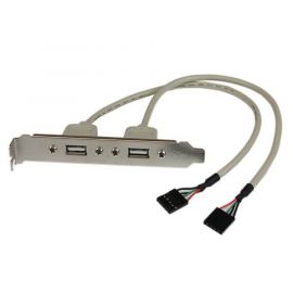 Adaptador Bracket Placa Usb A 2 Puertos