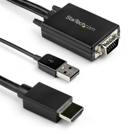 Cable Adaptador De Vga A Hdmi De 2MCon Audio Vía Usb1080P
