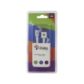 Micro USB Stylos STACBA1W, Micro USB, USB, Color blanco