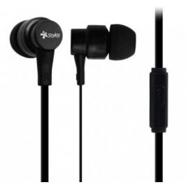 Audífonos Stylos STSAUA1B, Negro, 1.2 m