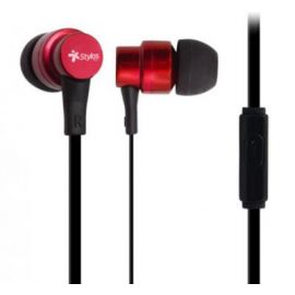 Audífonos Stylos STSAUA1R, Audífonos, Rojo, Alámbrico