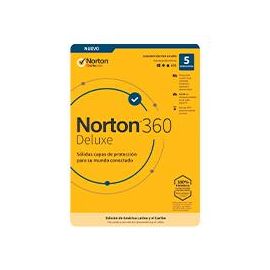 Esd Norton 360 Deluxe, 5 Dispositivos, 1 Año, Descarga Digital