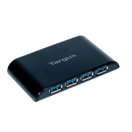 Hub 4 Puertos Usb 3.0 Windows Y Mac Alimentacion Usb Negro
