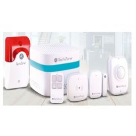 Kit de Seguridad para Smart Home TECHZONE TZKIT01SHColor blanco, Inalámbrico, 868915, CR2032