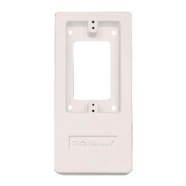 Caja de contactos color blanco de PVC auto extinguible, para canaletas PT48 (7100-01001)