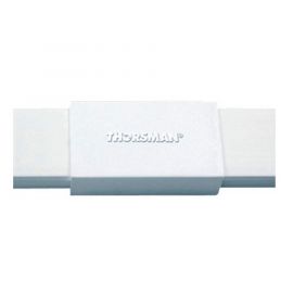 Pieza de unión color blanco de PVC auto extinguible, para canaletas TMK1020, TMK1020SD, TMK1020CD (5180-02001)