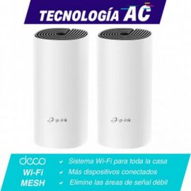 Sistema Wifi TP-LINK Deco M4(2-Pack) , Color blanco, 867 Mbit/s