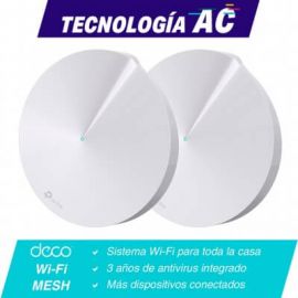 Kit sistema Wifi TP-LINK Deco M5(2-pack)USB C, Color blanco, 10/100/1000Mbps