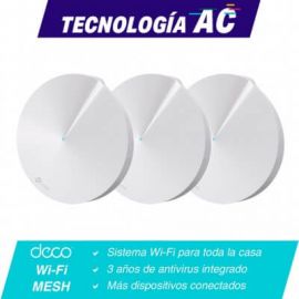 Kit Sistema Wifi TP-LINK Deco M5(3-pack)Color blanco, 1300 Mbps