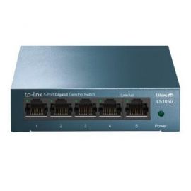 SWITCH GIGABIT TP-LINK LS105G - Negro, 10 W, 5 puertos