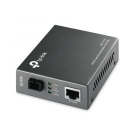 Convertidor de Medios Tp-Link Mc111Cs Mono Modo Wdm Conector de Fibra SC a RJ45 10/10Mbps Dúplex Total Hast