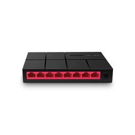 Switch De Escritorio Mercusys 8 Puertos Gigabit Color Negro