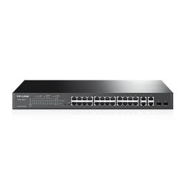 SWITCH POE ADMINISTRABLE TP-LINK T1500-28PCTNegro, 180W, 24 puertos