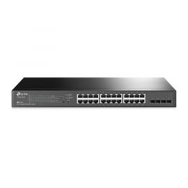 Switch Inteligente Tp-Link T1600G-28Ps Tl-Sg2424P 24 Puertos RJ45 10/100/1000Mbps Administrable PoE 4 SFP Gigabit Jetstream