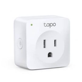 KIT Mini Enchufe Inteligente Wi-Fi TP-LINK TAPO P100(1-PACK), Inalámbrico, Wi-Fi, Interior, Blanco, AC 220-240 V~50/60 Hz 10 A
