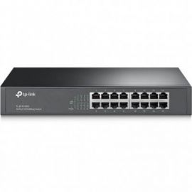 Switch Tp-Link Tl-Sf1016Ds 16 Puertos RJ45 10/100 Mbps No Administrable para Escritorio o Rack de 13 Pulgadas