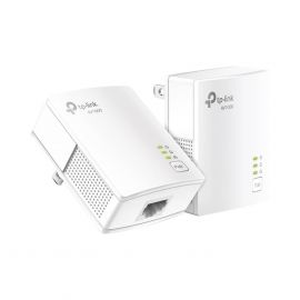 Kit Adaptador Powerline Gigabit Ethernet, tecnologia HomePlug AV2, 1000Mbps, Plug and Play, hasta 300 M dentro de casa, 1 Puerto 10/100/1000 Mbps y tamaño ultra compacto