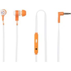 Audífonos TRIBE EPW13004, Audífonos, Naranja, Blanco, Alámbrico