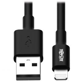  Cable De Sincronizacion Tripp Lite M100-006-Bk Cable De Sincronizacion Y Carga Usb A A Lightning, Certificado Mfi - Negro, M/M, Usb 2.0, 1.83 M [6 Pies] Garantia Limitada Por 2 A?Os