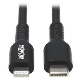 Cable Usb Tripp-Lite  M102-02M-Bk Cable De Sincronizacion Y Carga Usb C A Lightning (M/M), Certificado Mfi, Negro, 2 M [6.6 Pies]