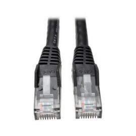 Cable patch TRIPP-LITE N201-003-BK0, 91 m, RJ-45, RJ-45, Macho/Macho, Negro