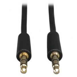 Cable de audio TRIPP-LITE P312-0154, 6 m, 3.5mm, 3.5mm, Negro