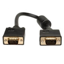 Tripp Lite Cable VGA Coaxial para Monitor. Cable de Alta Resolución con RGB coax (HD15 M/M)30.48 cm [1 pie], VGA (D-Sub), VGA (D-Sub), Masculino, Masculi