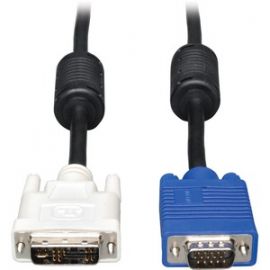 Cable Dvi A Vga Para Monitor Cable De Alta Resolución Con Rgb Coaxial Dvi-A A Hd15 M/M, 1.83 M [6 Pies] - 1 X Dvi-A Macho - 1 X Hd-15 Macho - 1.83 Metros - Negro