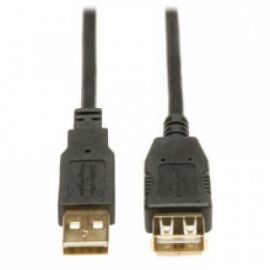 Cable USB TRIPP-LITE3, 05 m, USB A, USB A, Macho/hembra, Negro