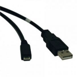 Cable USB TRIPP-LITE0, 91 m, USB A, Micro-USB B, Macho/Macho, Negro