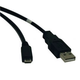 Cable USB 2.0 de Alta Velocidad TRIPP-LITE U050-006USB A, Micro-USB B, Macho/Macho, 1, 83 m, Negro