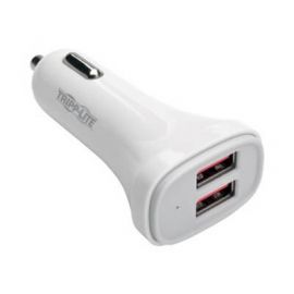 Cargador USB TRIPP-LITE U280-C02-S2Auto, USB, Color blanco, 5 V