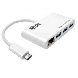 HUB Portátil de 3 Puertos USB 3.1 TRIPP-LITE U460-003-3AGColor blanco