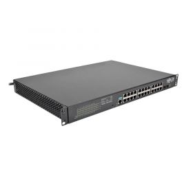 Switch Gigabit 24 Puertos C/ 2 Sfp Ranuras Y Pdu De 12 Contactos