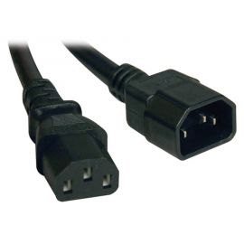 Cable De Extension Computadora Pc C14/C13 10A 18Awg 4.57M