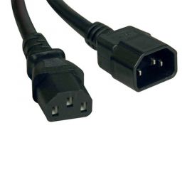 Cable De Extension Uso Pesado C14/C13 15A 14Awg 1.83M