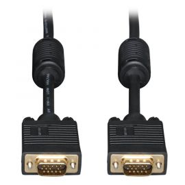 Cable VGA Coaxial Tripp-Lite P502-050 de Alta Resolución para Monitor con Conector Hd15 M/M 2048 X 1536 1080P 15.24 M 50 Pies