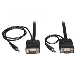 Cable Vga Coaxial C/ Rgb Coax Y Audio Monitor Hd15 3.5Mm 1.83M.