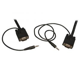 Cable Vga Coaxial C/ Rgb Coax Y Audio Monitor Hd15 3.5Mm 4.57M
