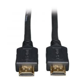 Cable HDMI Tripp-Lite P568-030 de Alta Velocidad, Ultra HD 4K, Video Digital con Audio (M/M), Negro, Bañados en Oro, 9.14 M (30 Pies)