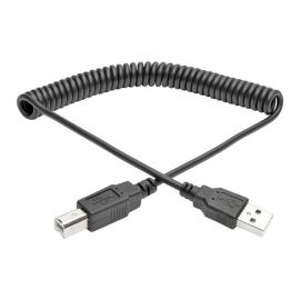 Cable Usb 2.0 A/B En Espiral De Alta Velocidad M/M 3M