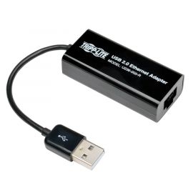 Adaptador de Red Tripp-Lite U236-000-R NIC RJ45 a USB 2.0 de Alta Velocidad a Ethernet 10/100 Mbps
