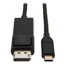 Cable Adapt Usb-C Displayport Conector Seguridad 4K Negro 1.83M