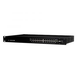 Switch EdgeMAX Administrable de 24 Puertos Gigabit con PoE+/PoE Pasivo 24V + 2 Puertos SFP, 500 W