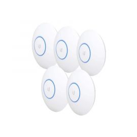 Paquete de 5 Access Point UniFi HD 802.11ac Wave 2 MU-MIMO 4X4 para alta densidad de usuarios, hasta 500 usuarios WiFi (Sin PoE´s)