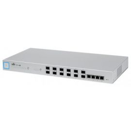 Switch Ubiquiti Networks US-16-XG - de acceso administrable, 16 puertos 10G. Puertos: - 12 Puertos 10G SFP+ - 4 Puertos 10G RJ45 - 1 Puerto serial para conf