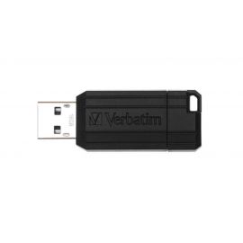 Memoria Usb 2.0 16Gb Retractil Pinstripe Negro Verbatim